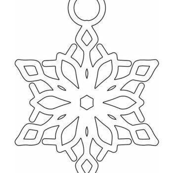 Intra απο ξύλο plywood 3mm-4mm πάχος – Κρεμαστό στολίδι νιφάδας χιονιού 20x20 cm INTRAVECTRY-MY546904 - Image 4