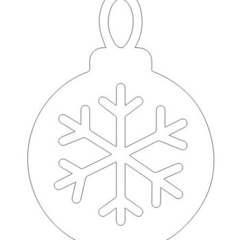 Intra απο ξύλο plywood 3mm-4mm πάχος – Χριστουγεννιάτικη διακόσμηση με νιφάδα χιονιού 10x10 cm INTRAVECTRY-MY550293 - Image 3