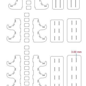 Intra απο ξύλο plywood 3mm-4mm πάχος – Gamer Controller και βάση ακουστικών 25x25 cm INTRAVECTRY-MY543743 - Image 5