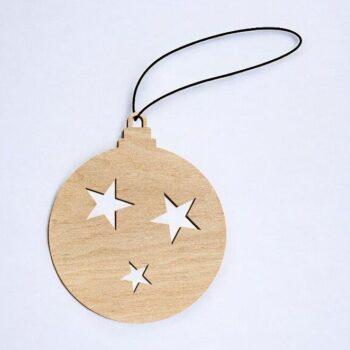 Intra απο ξύλο plywood 3mm-4mm πάχος – Μπιχλιμπίδι 3 αστέρων 20x25 cm INTRAVECTRY-MY543791 - Image 1