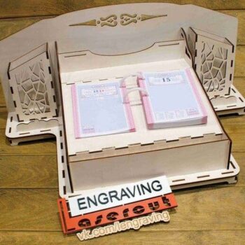 Intra απο ξύλο plywood 3mm-4mm πάχος – Organizer επιτραπέζιου υπολογιστή με βάση κολλώδους σημειώσεων 10x10 cm INTRAVECTRY-MY547607 - Image 1