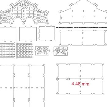 Intra απο ξύλο plywood 3mm-4mm πάχος – Tea Bag Organizer Countertop Storage Caddy 10x10 cm INTRAVECTRY-MY547048 - Image 3