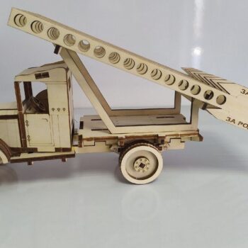 Intra απο ξύλο plywood 3mm-4mm πάχος – Σοβιετικός εκτοξευτής πυραύλων 3D ξύλινο μοντέλο 15x20 cm INTRAVECTRY-MY544381 - Image 2