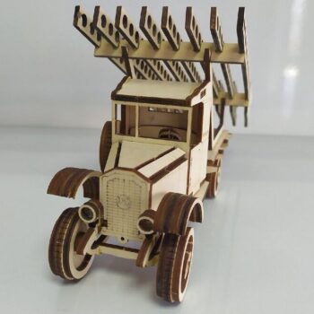 Intra απο ξύλο plywood 3mm-4mm πάχος – Σοβιετικός εκτοξευτής πυραύλων 3D ξύλινο μοντέλο 15x20 cm INTRAVECTRY-MY544381 - Image 4