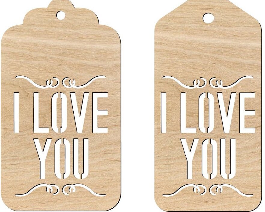 Intra απο ξύλο plywood 3mm-4mm πάχος – ξύλο ετικετών τσάντας δώρου για την ημέρα του Αγίου Βαλεντίνου 25x25 cm INTRAVECTRY-MY543970