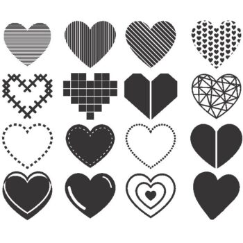 Intra απο ξύλο plywood 3mm-4mm πάχος – Ξύλινα σχήματα καρδιάς για το ξύλο δώρου για την ημέρα του Αγίου Βαλεντίνου 30x35 cm INTRAVECTRY-MY543981 - Image 2