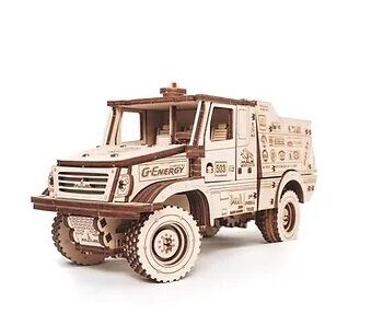 Intra απο ξύλο plywood 3mm-4mm πάχος – Κιτ Κατασκευής Sport Truck Maz 6440RR 10x10 cm INTRAVECTRY-MY544202 - Image 2