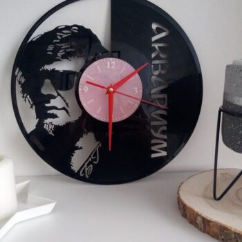 Intra απο ξύλο plywood 3mm-4mm πάχος – ξύλο ρολογιού τοίχου βινυλίου ροκ συγκροτήματος Aquarium Аквариум 45x50 cm INTRAVECTRY-MY560923 - Image 1