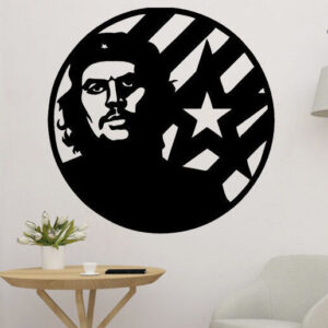 Intra απο ξύλο plywood 3mm-4mm πάχος – ξύλο ρολογιού τοίχου βινυλίου Che Guevara 10x10 cm INTRAVECTRY-MY554369