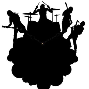 Intra απο ξύλο plywood 3mm-4mm πάχος – ξύλο ρολογιού τοίχου δίσκου ροκ συγκροτήματος βινυλίου 35x40 cm INTRAVECTRY-MY560933 - Image 3