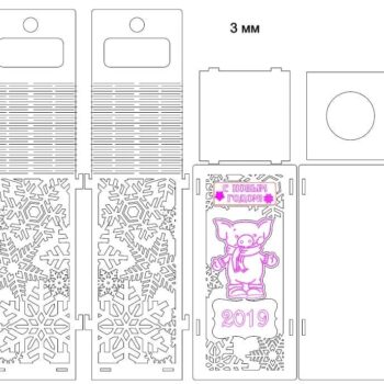 Intra απο ξύλο plywood 3mm-4mm πάχος – Συσκευασία για ξύλο μπουκαλιών κρασιού 25x25 cm INTRAVECTRY-MY544129 - Image 4