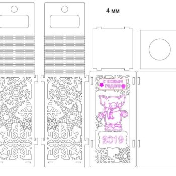 Intra απο ξύλο plywood 3mm-4mm πάχος – Συσκευασία για ξύλο μπουκαλιών κρασιού 25x25 cm INTRAVECTRY-MY544129 - Image 5