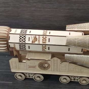 Intra απο ξύλο plywood 3mm-4mm πάχος – ξύλο δώρου μπουκάλι κρασιού Rocket 50x60 cm INTRAVECTRY-MY545836 - Image 3