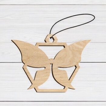 Intra απο ξύλο plywood 3mm-4mm πάχος – Διακόσμηση χειροτεχνίας στολίδι πεταλούδας 45x50 cm INTRAVECTRY-MY552809 - Image 1