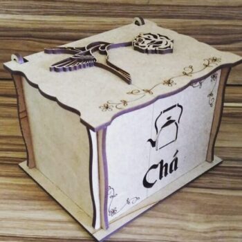 Intra απο ξύλο plywood 3mm-4mm πάχος – ξύλο ξύλινο κουτί τσαγιού 40x45 cm INTRAVECTRY-MY557044 - Image 2