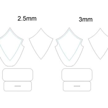 Intra απο ξύλο plywood 3mm-4mm πάχος – ξύλο CDR DXF για Βραβείο Ευχαριστίας Ξύλινου Υπαλλήλου 15x20 cm INTRAVECTRY-MY559284 - Image 3