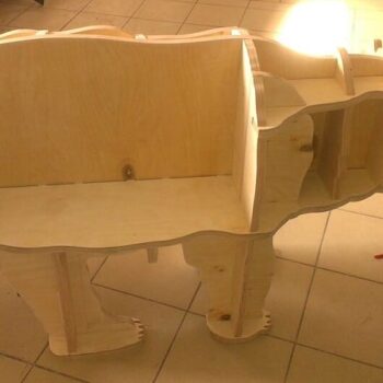 Intra απο ξύλο plywood 3mm-4mm πάχος – ξύλο ραφιού με πάγκο από κόντρα πλακέ 15x15 cm INTRAVECTRY-MY554780 - Image 1