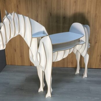 Intra απο ξύλο plywood 3mm-4mm πάχος – Ξύλινο ξύλο ραφιού αλόγου 25x30 cm INTRAVECTRY-MY547641 - Image 1