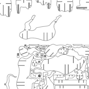 Intra απο ξύλο plywood 3mm-4mm πάχος – ξύλο ραφιού στο πάτωμα Angry Bull 20x25 cm INTRAVECTRY-MY559374 - Image 4