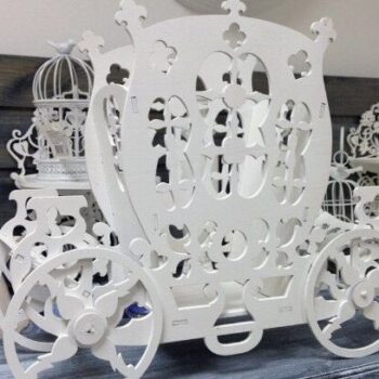 Intra απο ξύλο plywood 3mm-4mm πάχος – Stagecoach 3D Ξύλινο Μοντέλο 30x30 cm INTRAVECTRY-MY558375 - Image 1