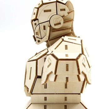 Intra απο ξύλο plywood 3mm-4mm πάχος – ξύλο CDR για παιχνίδια παζλ Avengers Iron Man 3D 10x10 cm INTRAVECTRY-MY544751 - Image 3