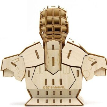 Intra απο ξύλο plywood 3mm-4mm πάχος – ξύλο CDR για παιχνίδια παζλ Avengers Iron Man 3D 10x10 cm INTRAVECTRY-MY544751 - Image 4