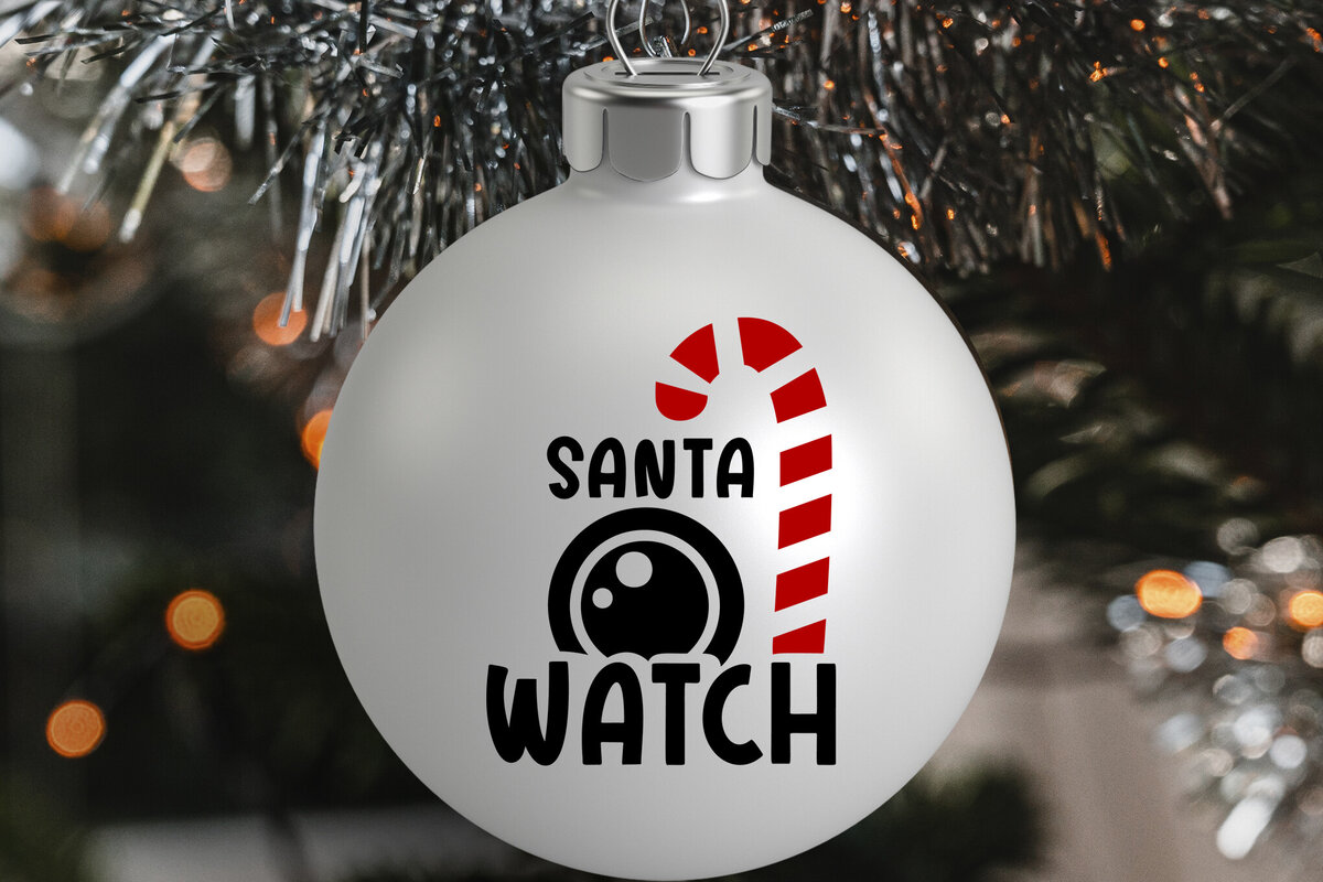 Intra απο ξύλο plywood 3mm-4mm πάχος – SVG Santa Cam. Στολίδι Santa Cam. Δίασταση  20x20 cm INTRAFABR-81410617