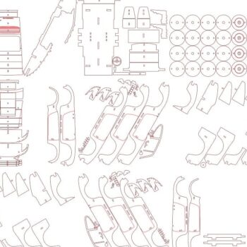 Intra απο ξύλο plywood 3mm-4mm πάχος – ξύλο κλασικού ξύλινου μοντέλου Porsche 911 25x30 cm INTRAVECTRY-MY561517 - Image 2