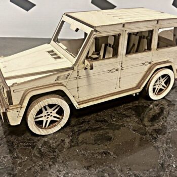 Intra απο ξύλο plywood 3mm-4mm πάχος – ξύλο Ξύλινου Μοντέλου Mercedes Benz Gelik 25x30 cm INTRAVECTRY-MY544486 - Image 3