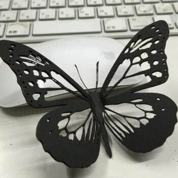 Intra απο ξύλο plywood 3mm-4mm πάχος – ξύλο 3D παζλ Butterfly Wood Craft μοντέλο κιτ κατασκευής 25x30 cm INTRAVECTRY-MY544496 - Image 1