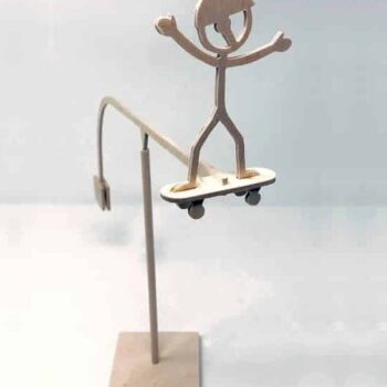 Intra απο ξύλο plywood 3mm-4mm πάχος – Ξύλινο ξύλο για Skateboard Guy 45x50 cm INTRAVECTRY-MY544497 - Image 1