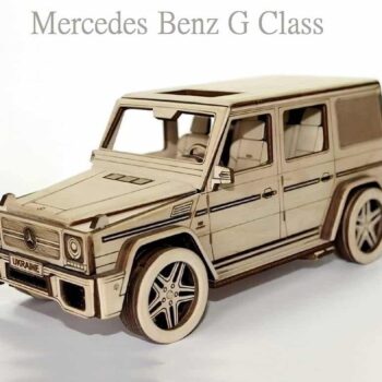 Intra απο ξύλο plywood 3mm-4mm πάχος – ξύλο 3D Ξύλινου Μοντέλου Mercedes Benz G Class 12x15 cm INTRAVECTRY-MY555768 - Image 1