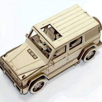 Intra απο ξύλο plywood 3mm-4mm πάχος – ξύλο 3D Ξύλινου Μοντέλου Mercedes Benz G Class 12x15 cm INTRAVECTRY-MY555768 - Image 2