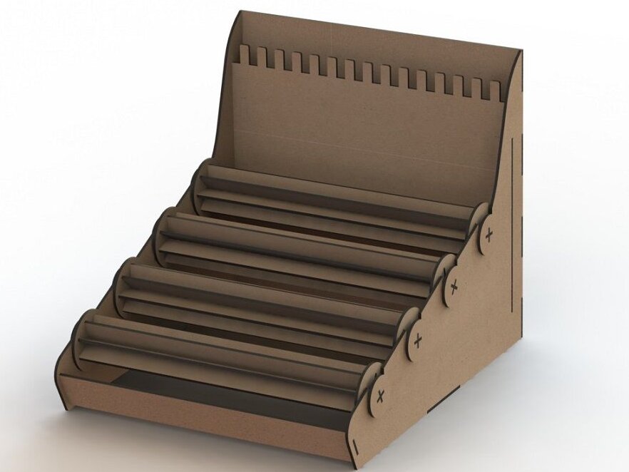 Intra απο ξύλο plywood 3mm-4mm πάχος – Οργάνωση κοσμημάτων με βραχιόλια 20x20 cm INTRAVECTRY-MY546452