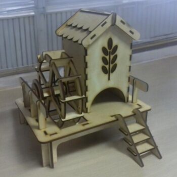 Intra απο ξύλο plywood 3mm-4mm πάχος – Watermill Tea Bag House 30x35 cm INTRAVECTRY-MY547116 - Image 2