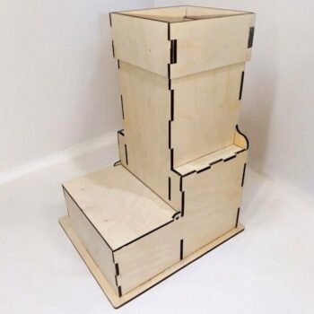 Intra απο ξύλο plywood 3mm-4mm πάχος – Δοχείο τσαγιού σόμπας 20x25 cm INTRAVECTRY-MY553740 - Image 3