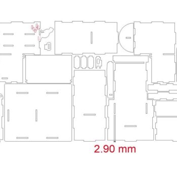 Intra απο ξύλο plywood 3mm-4mm πάχος – Δοχείο τσαγιού σόμπας 20x25 cm INTRAVECTRY-MY553740 - Image 5