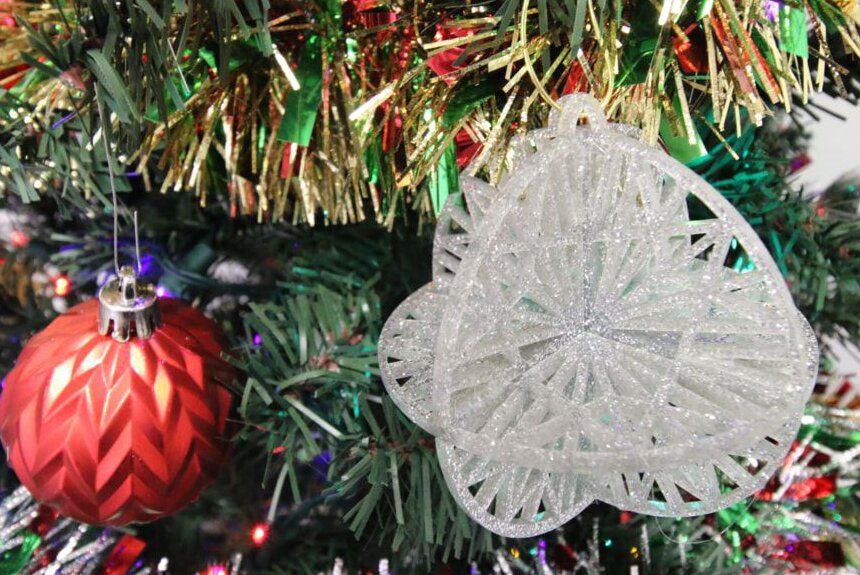 Intra απο ξύλο plywood 3mm-4mm πάχος – Συμπλεκόμενο χριστουγεννιάτικο στολίδι 25x30 cm INTRAVECTRY-MY548589