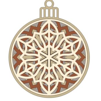 Intra απο ξύλο plywood 3mm-4mm πάχος – Διακοσμητικό χριστουγεννιάτικο δέντρο με στρώσεις 20x25 cm INTRAVECTRY-MY554003 - Image 3