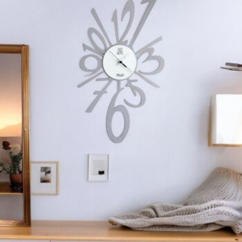 Intra απο ξύλο plywood 3mm-4mm πάχος – Ξύλινο ρολόι τοίχου Big Bang 10x10 cm INTRAVECTRY-MY552168 - Image 1