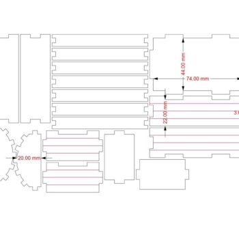 Intra απο ξύλο plywood 3mm-4mm πάχος – Μικρό Ξύλινο Κουτί Θησαυρού 35x40 cm INTRAVECTRY-MY544684 - Image 3