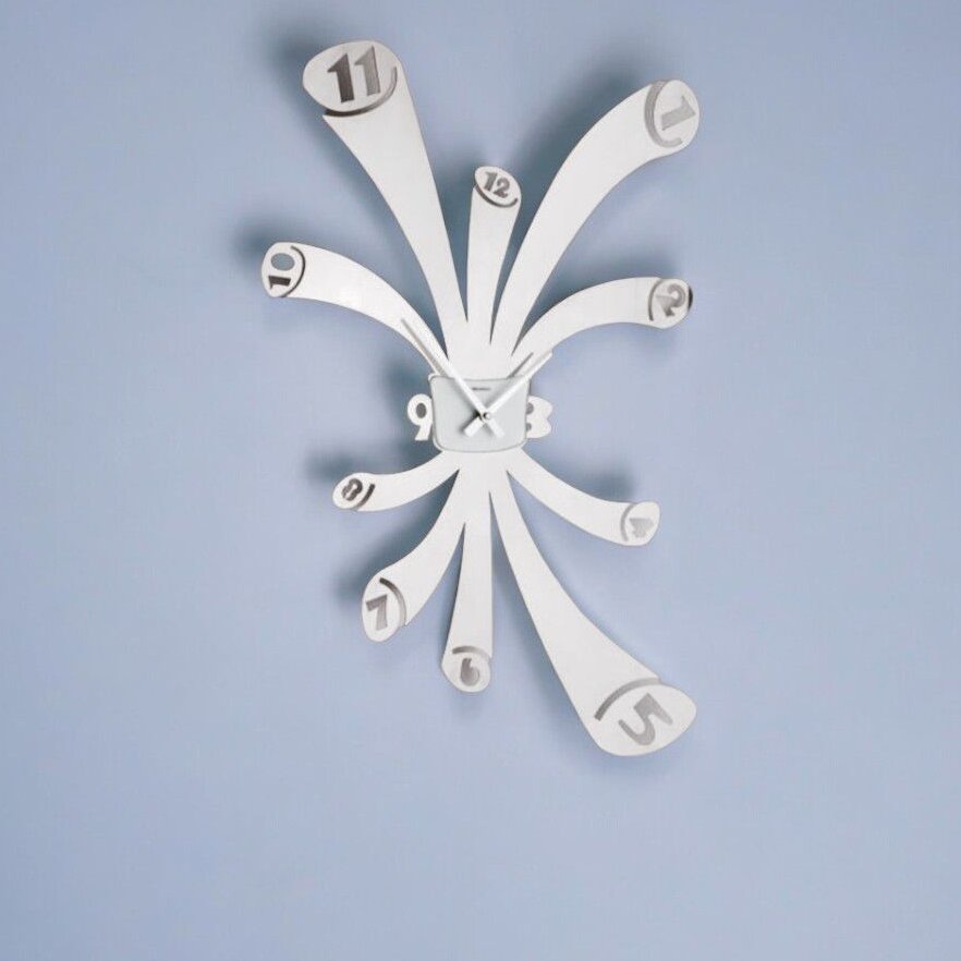 Intra απο ξύλο plywood 3mm-4mm πάχος – Δημιουργικό ρολόι τοίχου από ξύλο 25x30 cm INTRAVECTRY-MY560918