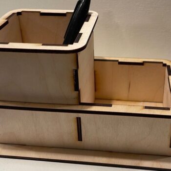 Intra απο ξύλο plywood 3mm-4mm πάχος – Αυτοκόλλητες σημειώσεις και ξύλο θήκης στυλό 15x20 cm INTRAVECTRY-MY551216 - Image 1