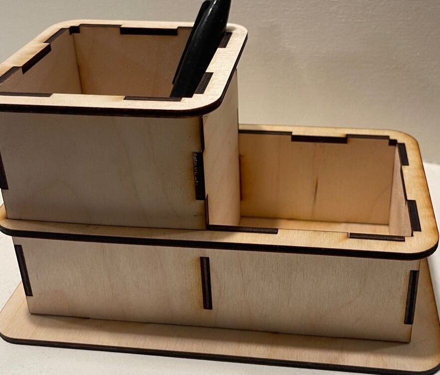 Intra απο ξύλο plywood 3mm-4mm πάχος – Αυτοκόλλητες σημειώσεις και ξύλο θήκης στυλό 15x20 cm INTRAVECTRY-MY551216