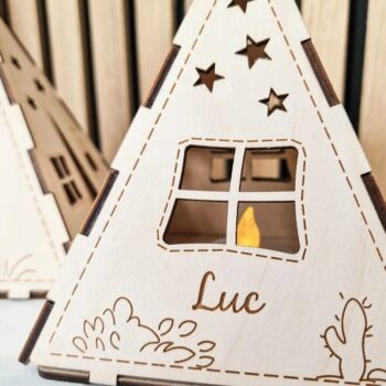 Intra απο ξύλο plywood 3mm-4mm πάχος – ξύλο CDR για 3D Ξύλινη Σκηνή Φωτιστικό Νύχτας 45x50 cm INTRAVECTRY-MY560279 - Image 3