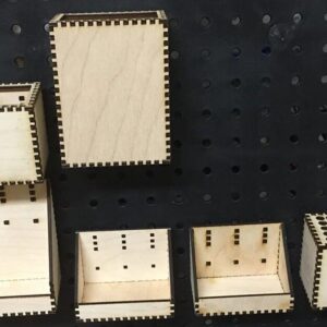 Intra απο ξύλο plywood 3mm-4mm πάχος – ξύλο Pegboard Tool Box Organizer DXF SVG 15x15 cm INTRAVECTRY-MY554247