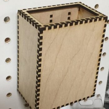 Intra απο ξύλο plywood 3mm-4mm πάχος – ξύλο Pegboard Tool Box Organizer DXF SVG 15x15 cm INTRAVECTRY-MY554247 - Image 3