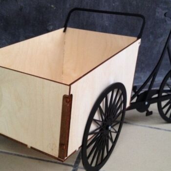 Intra απο ξύλο plywood 3mm-4mm πάχος – ξύλο Christiania Boxcycle Model DXF 15x20 cm INTRAVECTRY-MY552274 - Image 1