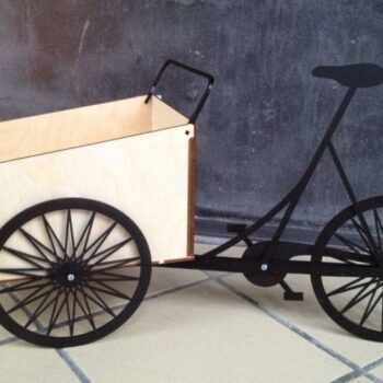 Intra απο ξύλο plywood 3mm-4mm πάχος – ξύλο Christiania Boxcycle Model DXF 15x20 cm INTRAVECTRY-MY552274 - Image 2