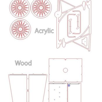 Intra απο ξύλο plywood 3mm-4mm πάχος – ξύλο Christiania Boxcycle Model DXF 15x20 cm INTRAVECTRY-MY552274 - Image 4